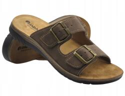 Inblu Férfi Papucs Inblu ID-19 Sötétbraun Műbőr Állítható Csatos Pántok (ID000019.043)