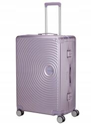 Samsonite Nagy méretű bőrönd American Tourister Soundbox Alu 100 l stormy lilac (viharos orgona) (155711-A646)