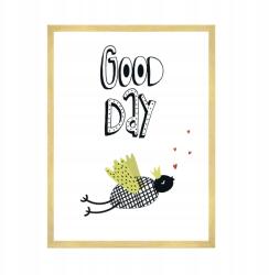  Gyerekszoba poszter "Good day" felirattal 50x70 cm arany keret (MP1-0252_50X70,045)