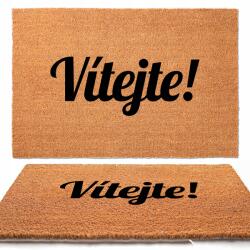 TabPrint Lábtörlő Kókuszrost Lábmatrac Ajtó Elé 40x60cm Vitejte! Cseh Köszöntés Minták (Wycieraczka Kokosowa Wzory)