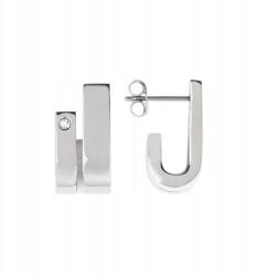 Energetix Mágneses Félkör Fülbevaló Sebészeti Acél Kristályokkal (3831-1)