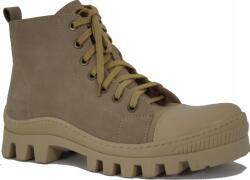 Galant Női Bőr Trapéz Cipő Bézs Színű Divatos 876 MÉRET41 (876)