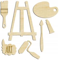  Fa díszek készlet dekoráláshoz Artysta (33090)