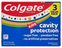 Colgate Kids Cavity Protection 3 x 130 g Fogkrém gyerekeknek, fogszuvasodás elleni védelemmel (827854015369)
