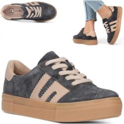 Filippo Női bőr félcipők Filippo 37 női platform cipő divatos tavaszi (Filippo DP6798/25 GR BE)