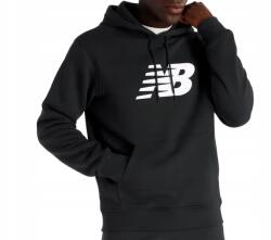 New Balance Férfi pulóver New Balance MT43904BK kapucnis logó zseb kenguru fekete (MT43904BK)