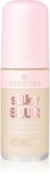 essence silky BLUR Természetes fedésű hidratáló make-up matt hatásért árnyalat 100 30 ml