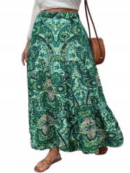 Shein 3XL Hosszú Aszimmetrikus Szoknya Nyomott Mintával