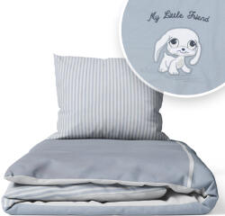 Ankras 120x90 Gyerek Ágyneműhuzat 2EL 90x120 Kiságyba (M.L.FRIEND P-2 120/90 40/60 APL. SZARY)