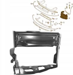 Mertt Bmw 5 G30 G31 6 G32 7 G11 G12 8 G14 G15 Bal Oldali Övtartó Erősítés
