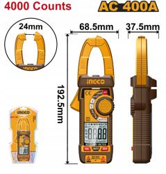  Digitális lakatmérő ampermérő 400A, Ingco (DCM62001)