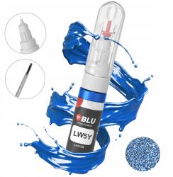 BLU Autójavító lakk LW5Y technoblau kék VW-hez 2 az 1-ben Blu