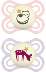 MAM Perfect Night 0+ months cumi Pink/ Purple 2 db