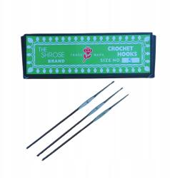 Orient Fém horgolótű, 5-ös méret, 12 darabos Szett Dobozban, Kézműveskedéshez, Tartós