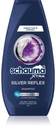 Schwarzkopf Schauma Silver Reflex sampon a sárga tónusok neutralizálására szőkített, melírozott, hideg szőke hajra 350 ml