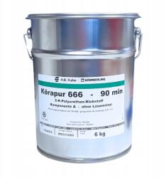  Korapur Kpu 666/90 Lq 6 kg kétkomponensű poliuretán ragasztó, rugalmas (15040576)