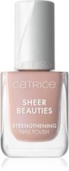 Catrice Sheer Beauties Strengthening Nail Polish körömerősítő lakk árnyalat 060 Nudie Beautie 10.5 ml