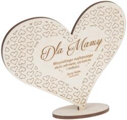 Bartu Szív talpon Anyák Napjára anyának Gravírozott ajándék (DN25)