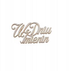 Klepkomania Névnapi felirat névnapra (BST113 NATURALNY)