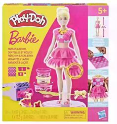Hasbro Play-Doh: Barbie fodrok és masnik divattervező gyurmakészlet (G1361) - jateknet