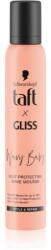 Schwarzkopf Taft x Gliss tömegnövelő hajhab hőkezelt hajra a hullámos és göndör hajra 200 ml
