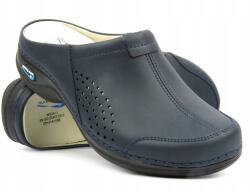 Berkemann Férfi Flip-flop Papucs Orvosi Nursing Care WG3A03 Bőr Sötétkék (VENEZA-WG3A03)
