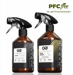OA Autómosó Szett Car Cockpit 250 ml Fabrics & Leather 500 ml Oa