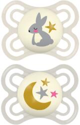 MAM Perfect Night 0+ months cumi Beige/ Grey 2 db