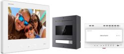 Hikvision Kit videointerfon exterior 2MP, 2 fire, monitor touch, control aplicație - HikVision DS-KIS704EY/AL (DS-KIS704EY/Aluminum)