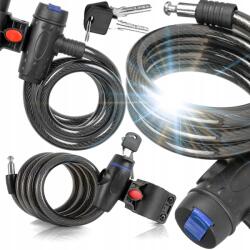  Kerékpár Zár Kábel Biztonsági Kerékpár Zár Kulcsos Kerékpár Lakat (RKT02010v2)