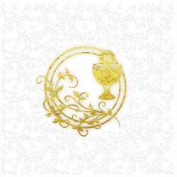 Henry Bérlet Dombornyomás Áldozás Kehely Üdvözlőlap És Szentáldozás