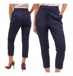 FIRI elegáns Női Szivarnadrág magas derekú Sötétkék 56-os (555.112/C156)