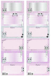 Starpak Kitty cicás 6 db-os füzetcímke (559536) (559536)