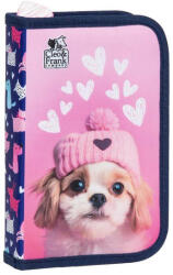 DERFORM Cleo és Frank kutyás felszerelt kihajtható tolltartó - szivecskés (PWJCF42) (PWJCF42)