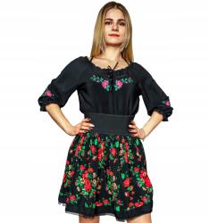  Cleo hegyvidéki népi regionális szoknya, fekete - allegro - 12 470 Ft