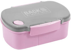 DERFORM BackUp műanyag csatos uzsonnás doboz - Rózsaszín (SB7B36) (SB7B36)