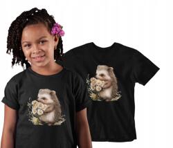 Aradena Gyerek Póló Fekete Fehér Húsvéti Sün Mintás Ajándék 51-56 (138 0 Wiosenny Jeżyk)