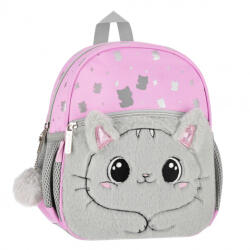 Starpak Kitty Plus cicás ovis kisméretű hátizsák - szürke, pink (550798) (550798)