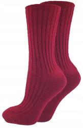 Marilyn Meleg téli zokni bordázott pamut Marilyn F27 piros