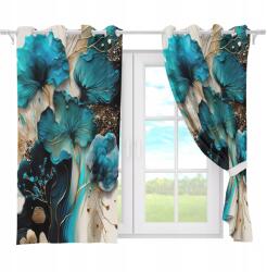 HomeView Függöny Kész Átvezetők Rövid 140x160 Átvezető Függöny Virágok 136 (H-ZAP136-140x160)