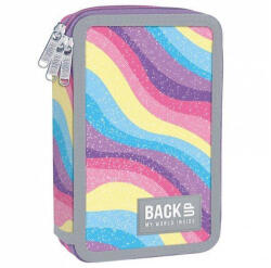 DERFORM BackUp Pasztell felszerelt 3 emeletes tolltartó - Színes hullámok (PB6EW21) (PB6EW21)
