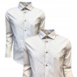 Anagre Férfi Elegáns Ining Casual Klasszikus Fehér XL