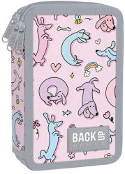DERFORM BackUp felszerelt 3 emeletes tolltartó - Pink dog (PB7EW06) (PB7EW06)