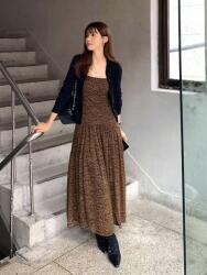 Dazy Barna Ruha Vállpánt Minta (M) (613546)