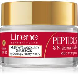 Lirene Peptides & Niacinamide Duo Complex feszesítő nappali ráncellenes krém érett bőrre SPF 20 50 ml