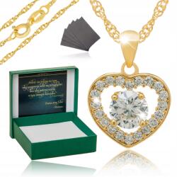 Golden Celebrity Arany Nyaklánc Szív Lánc Medál Pr. 925 - allegro - 23 640 Ft