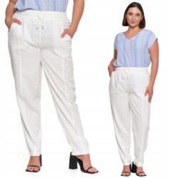 Moraj Női lenvászon nadrág gumis derékkal Elegáns egyenes szárú Moraj L (OSD5500-003)