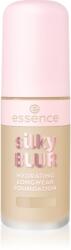 essence silky BLUR Természetes fedésű hidratáló make-up matt hatásért árnyalat 168 30 ml