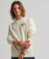 Superdry Krémszínű Print Pulóver (M) (552163)