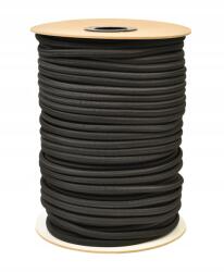  Kötél Rugalmas Gumi Ponyvakötél Expandor 12mm 1M Fekete Erős (LINA-GUMOWANA-12MM-1MB)